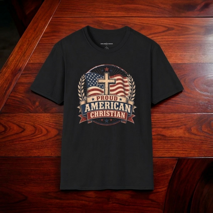Christian T-Shirt | Patriotic Design Tee (Adult)
