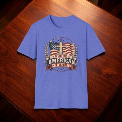Christian T-Shirt | Patriotic Design Tee (Adult)