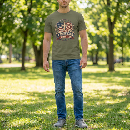 Christian T-Shirt | Patriotic Design Tee (Adult)