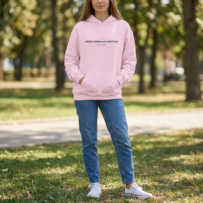 American Christian Hoodie — Patriotic Pullover (Ladies)