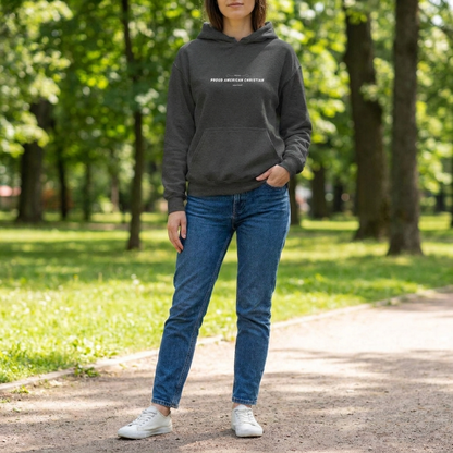 American Christian Hoodie — Patriotic Pullover (Ladies)