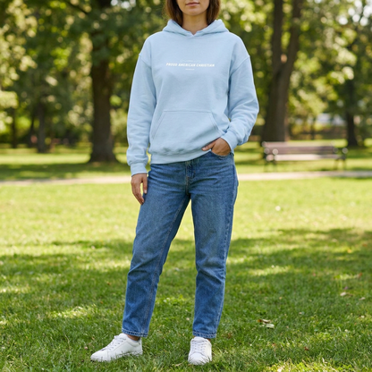 American Christian Hoodie — Patriotic Pullover (Ladies)