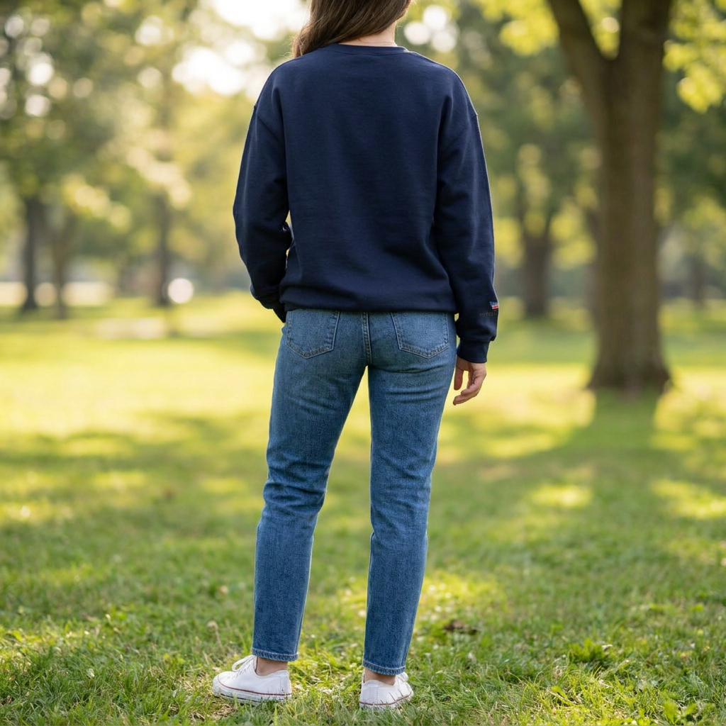 American Christian Crewneck Sweatshirt (Ladies)