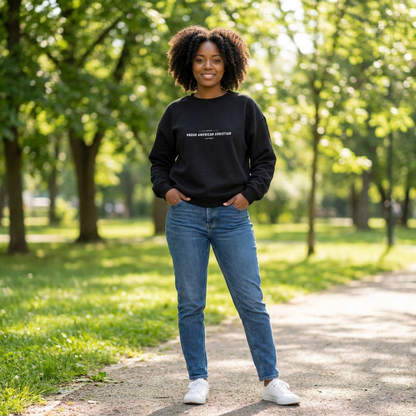 American Christian Crewneck Sweatshirt (Ladies)
