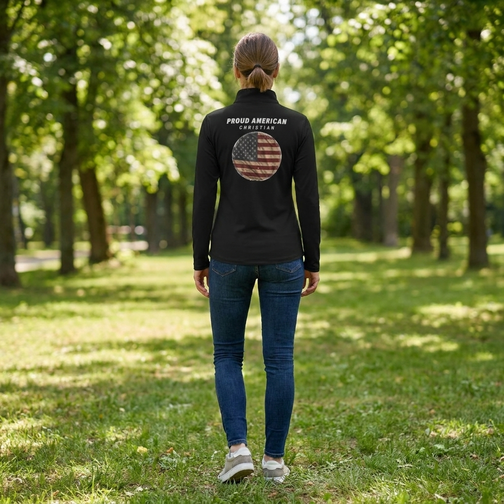 Proud American Christian Quarter-Zip Pullover
