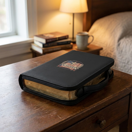 Bible Cover — Proud American Christian (All Ages)