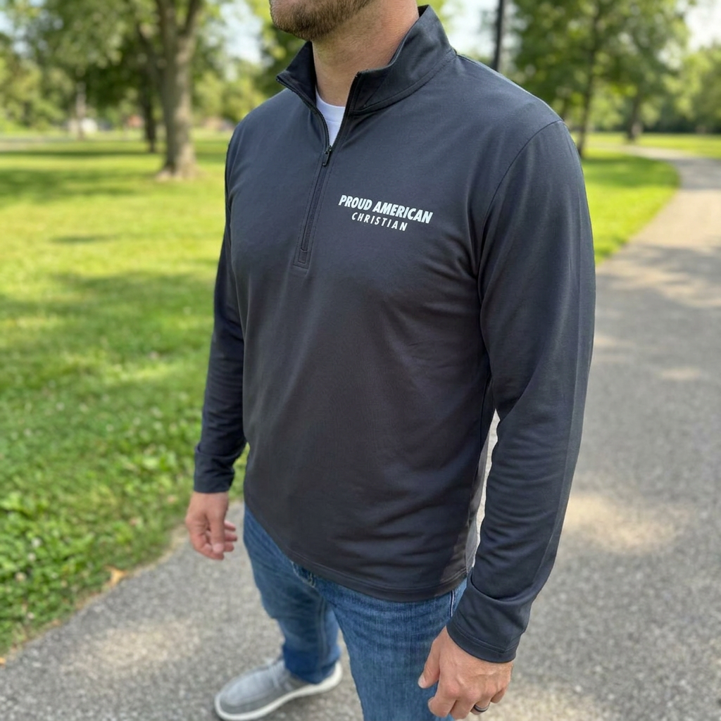 Proud American Christian Quarter-Zip Pullover