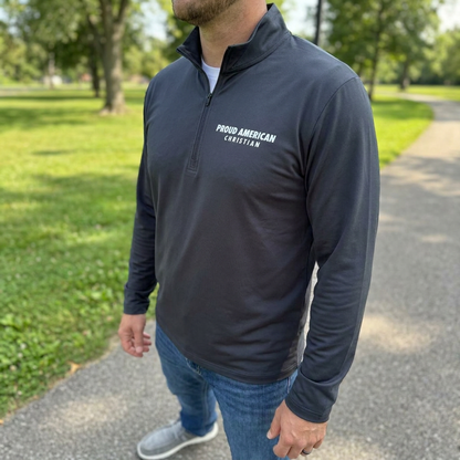 Proud American Christian Quarter-Zip Pullover