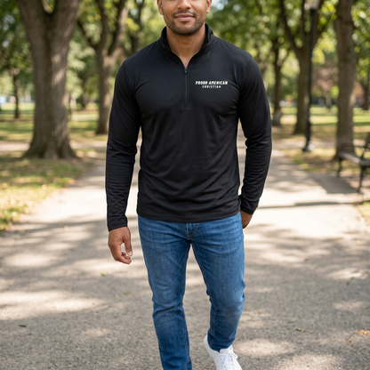 Proud American Christian Quarter-Zip Pullover