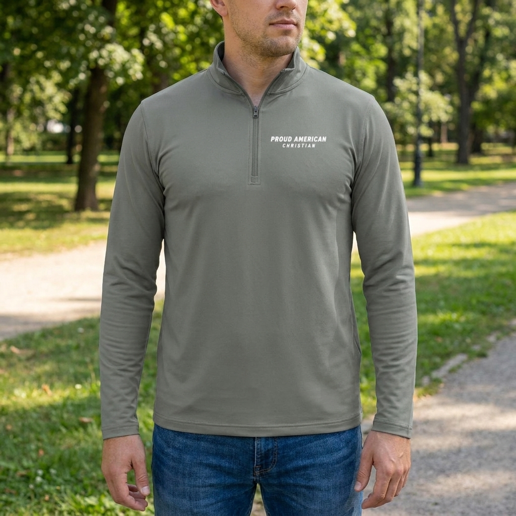 Proud American Christian Quarter-Zip Pullover
