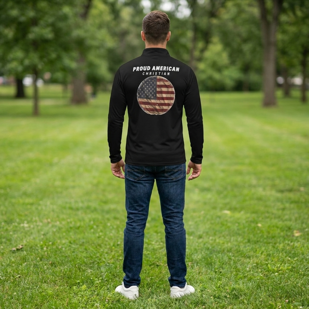 Proud American Christian Quarter-Zip Pullover