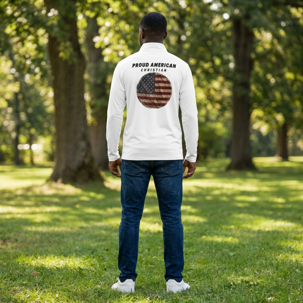 Proud American Christian Quarter-Zip Pullover