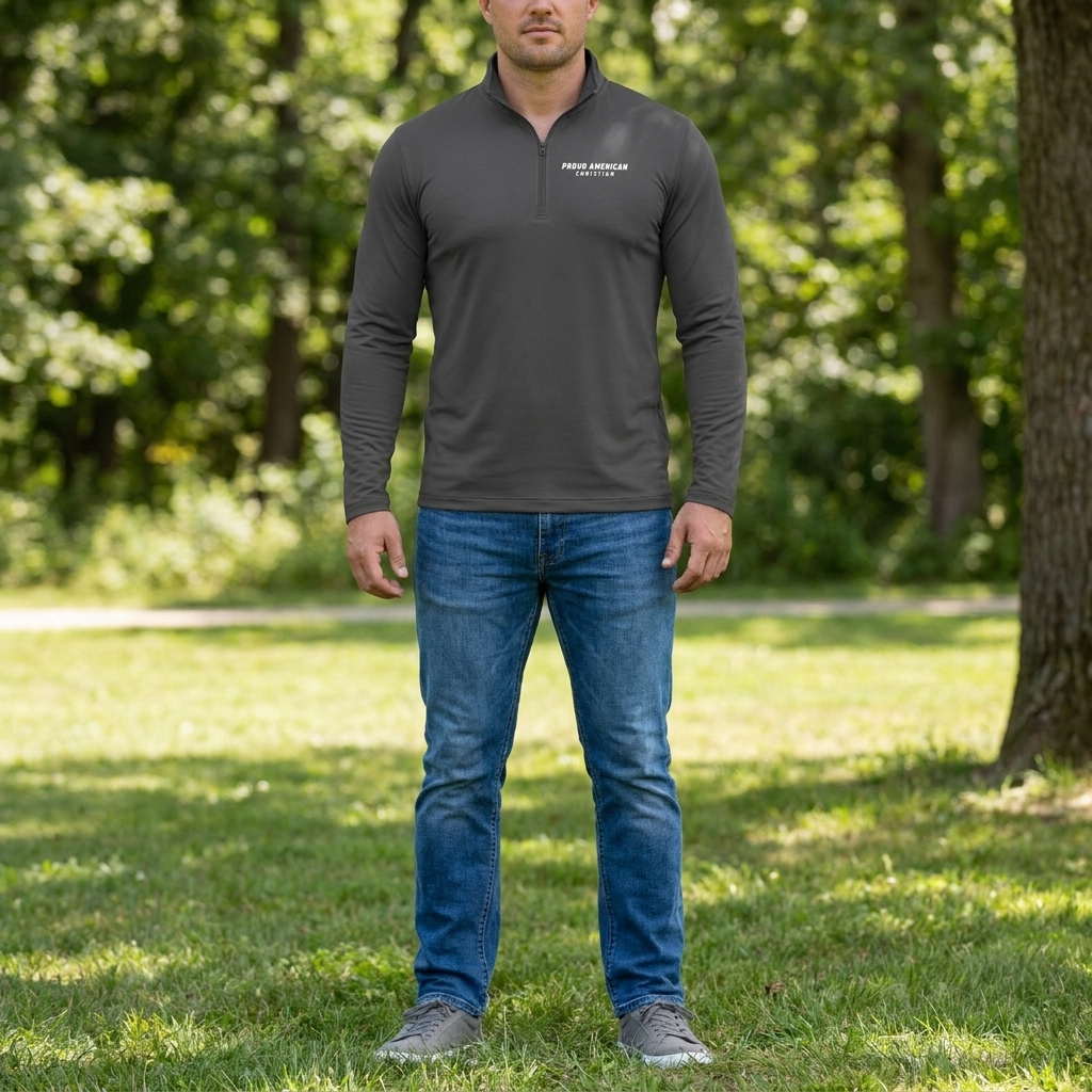 Proud American Christian Quarter-Zip Pullover
