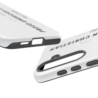 Proud American Christian iPhone Case — "Wear It Loudly" Patriotic Religious Phone Cover
