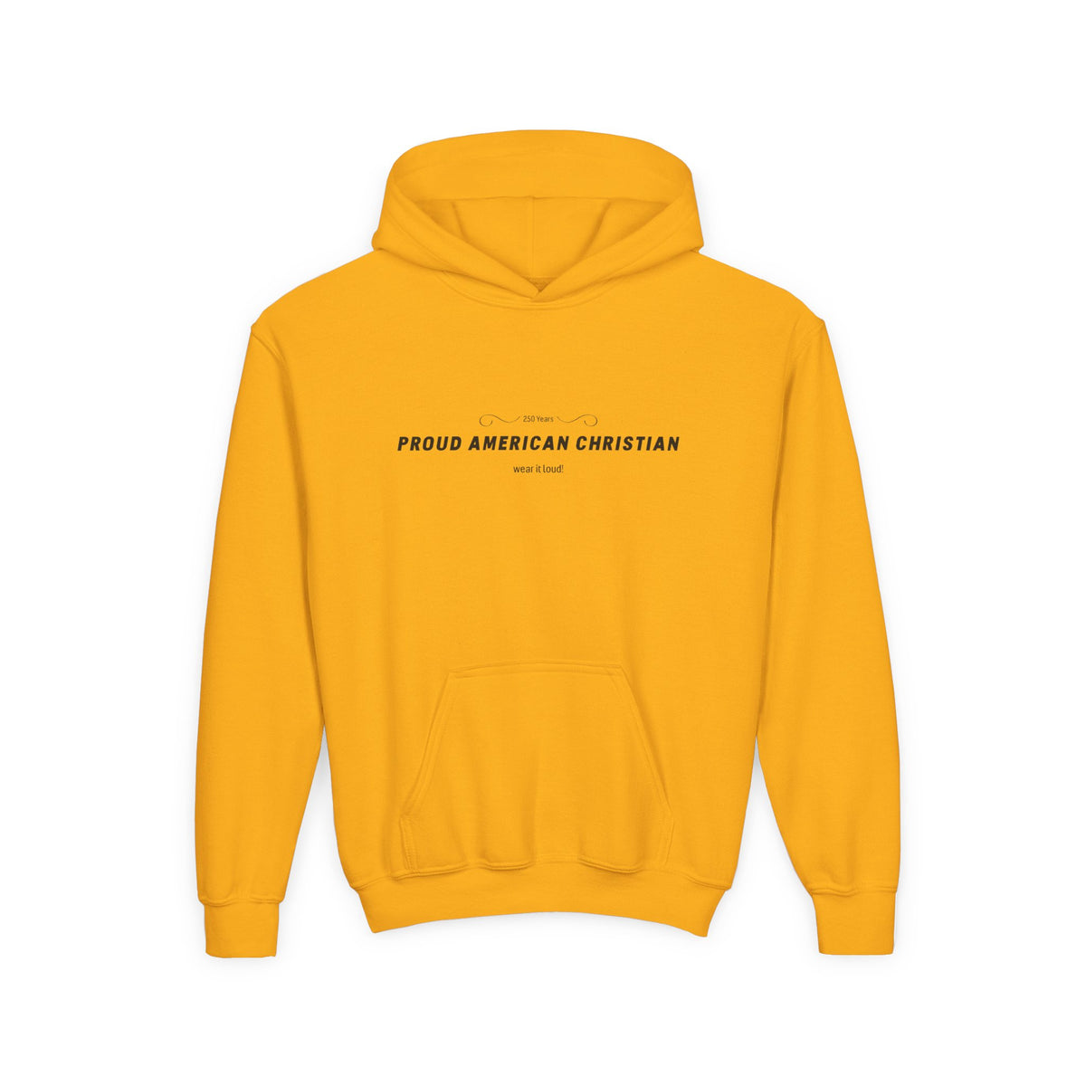 American Christian Hoodie — Youth Patriotic Pullover