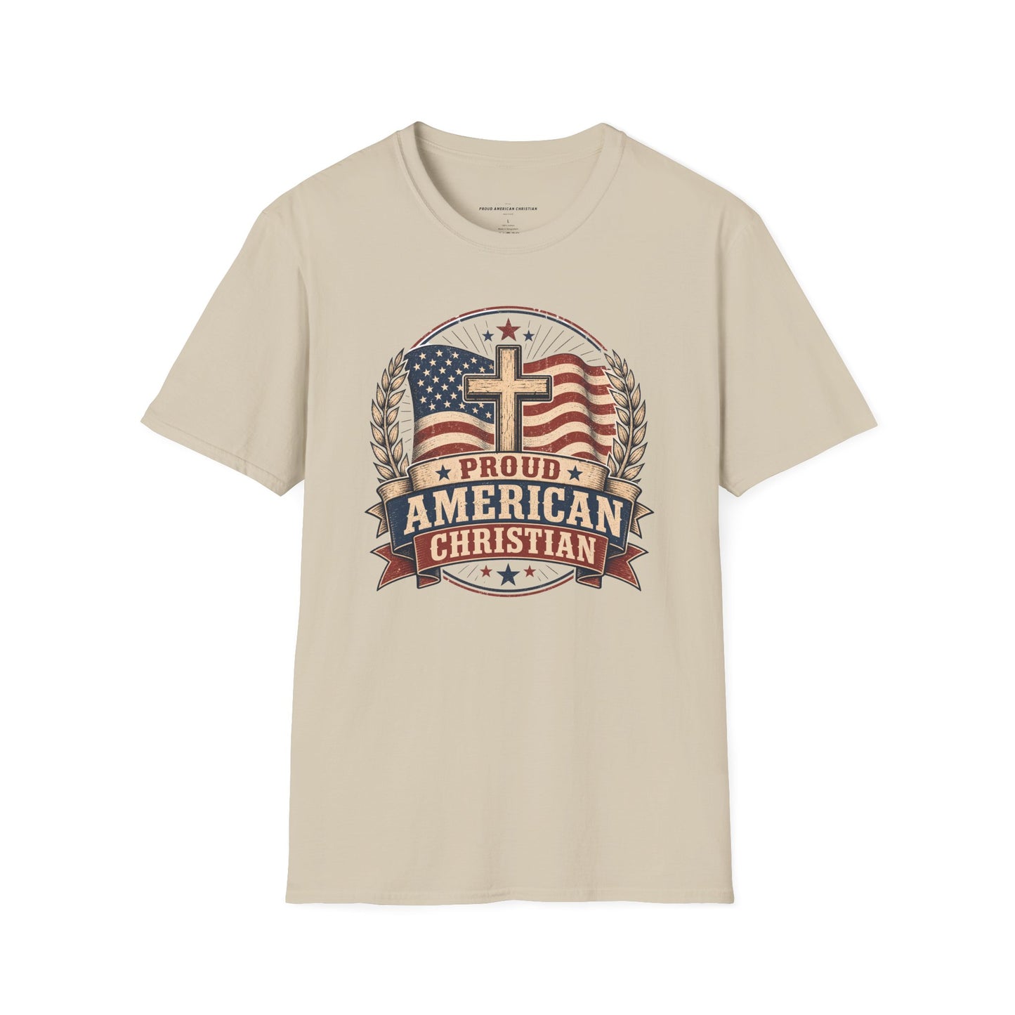 Christian T-Shirt | Patriotic Design Tee (Adult)