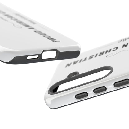 Proud American Christian iPhone Case — "Wear It Loudly" Patriotic Religious Phone Cover
