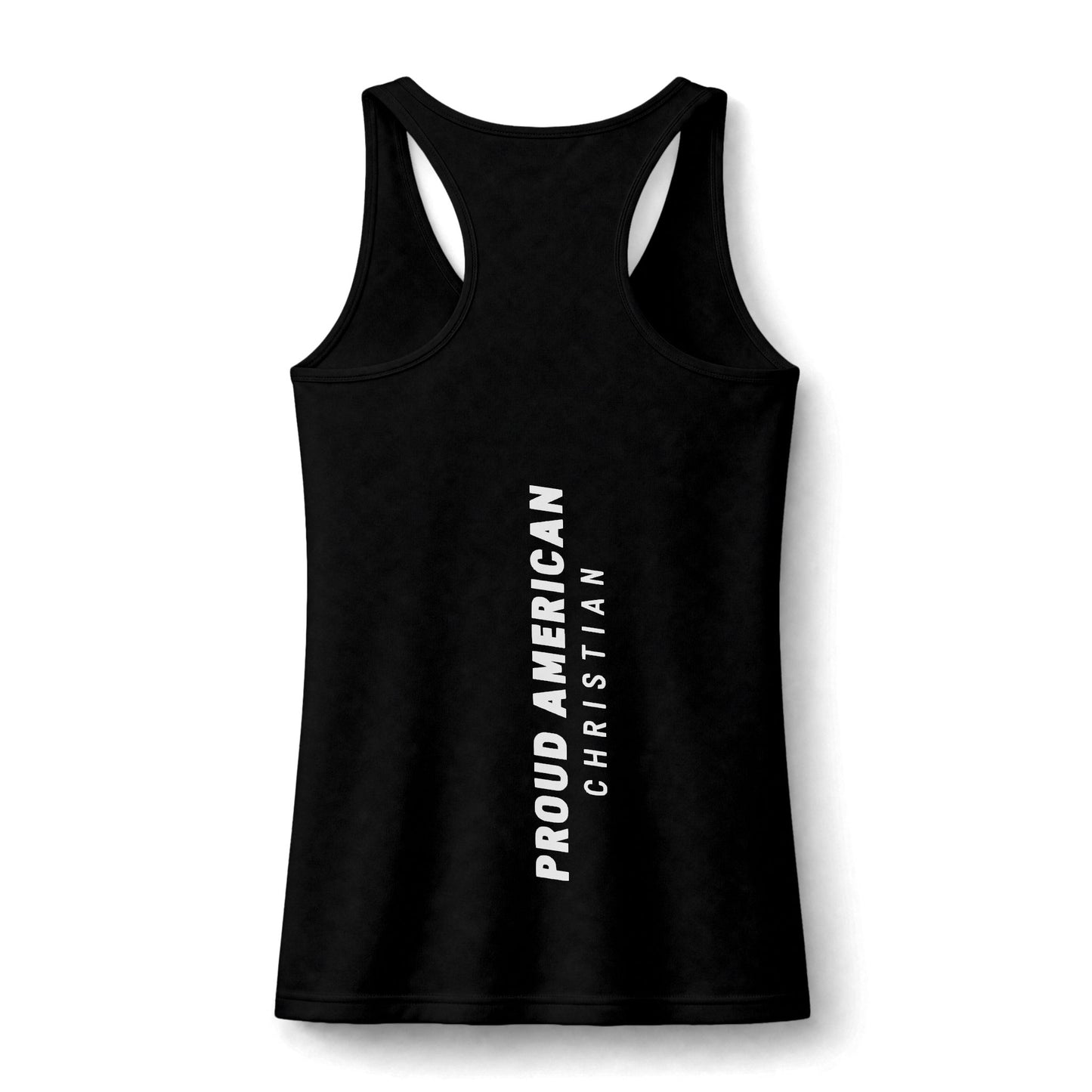 Proud American Christian Tank Top — Women's Faith & Patriot Performance Tank