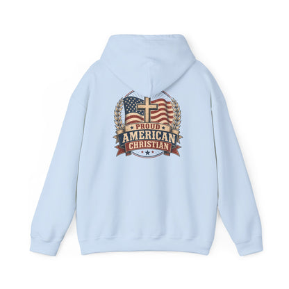 American Christian Hoodie — Patriotic Pullover (Ladies)