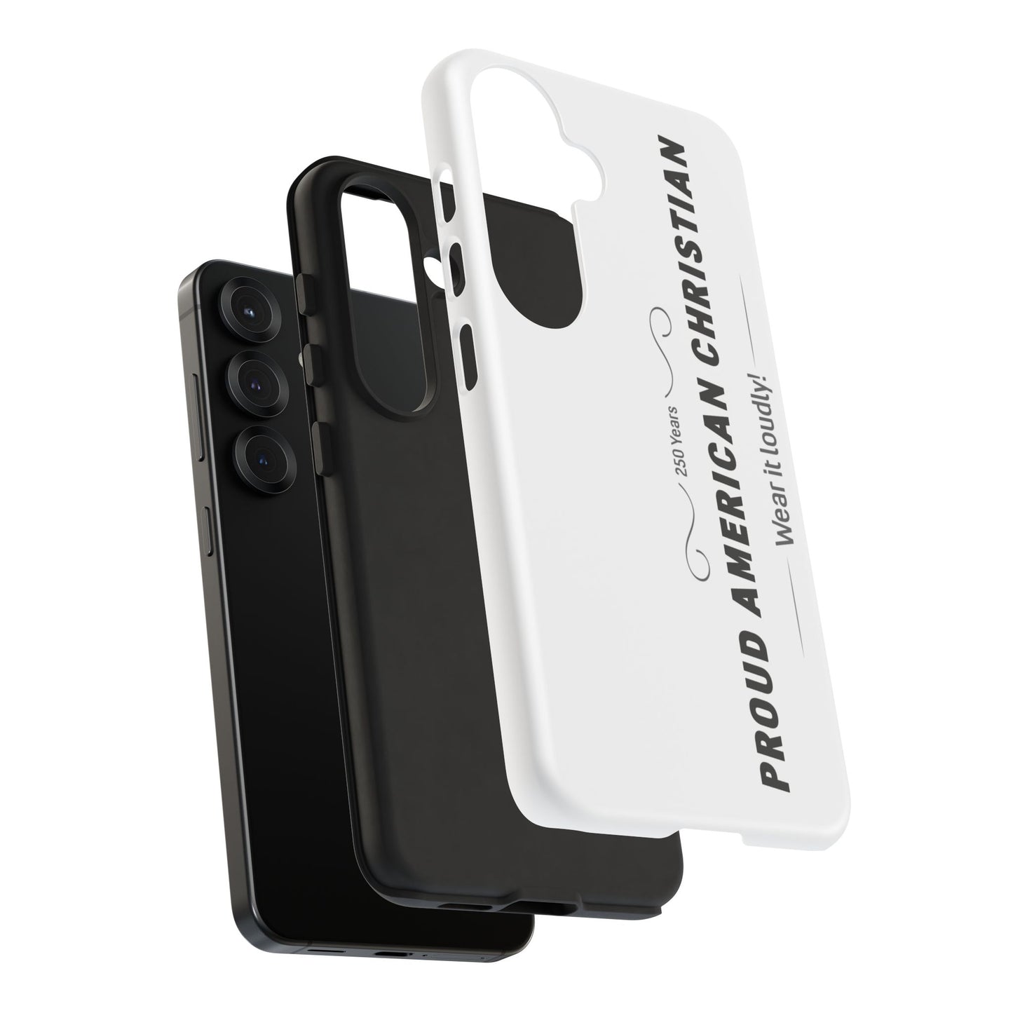 Proud American Christian iPhone Case — "Wear It Loudly" Patriotic Religious Phone Cover