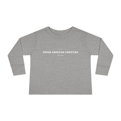 Toddler Long Sleeve T-Shirt for Boys and Girls