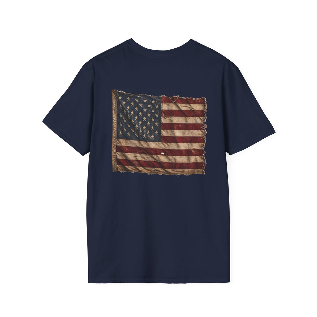 American Christian T-Shirt — Patriotic Flag Design (Adult)