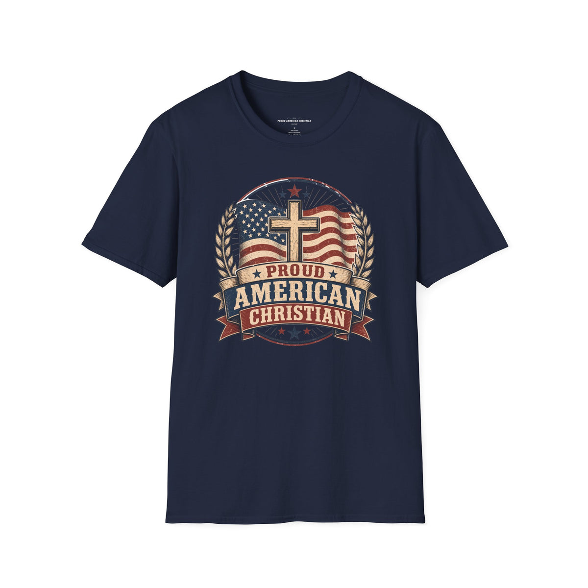 Christian T-Shirt | Patriotic Design Tee (Adult)