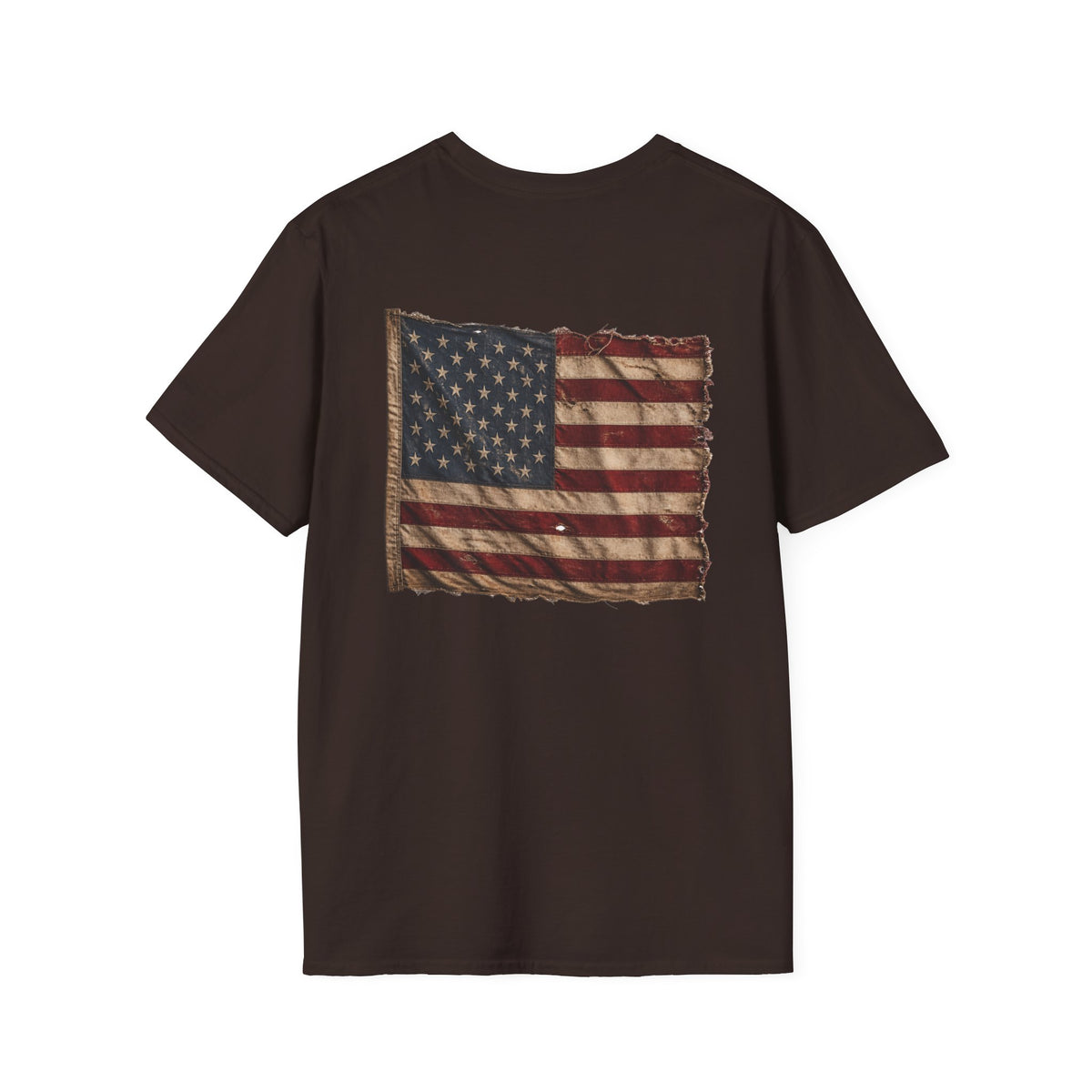 American Christian T-Shirt — Patriotic Flag Design (Adult)