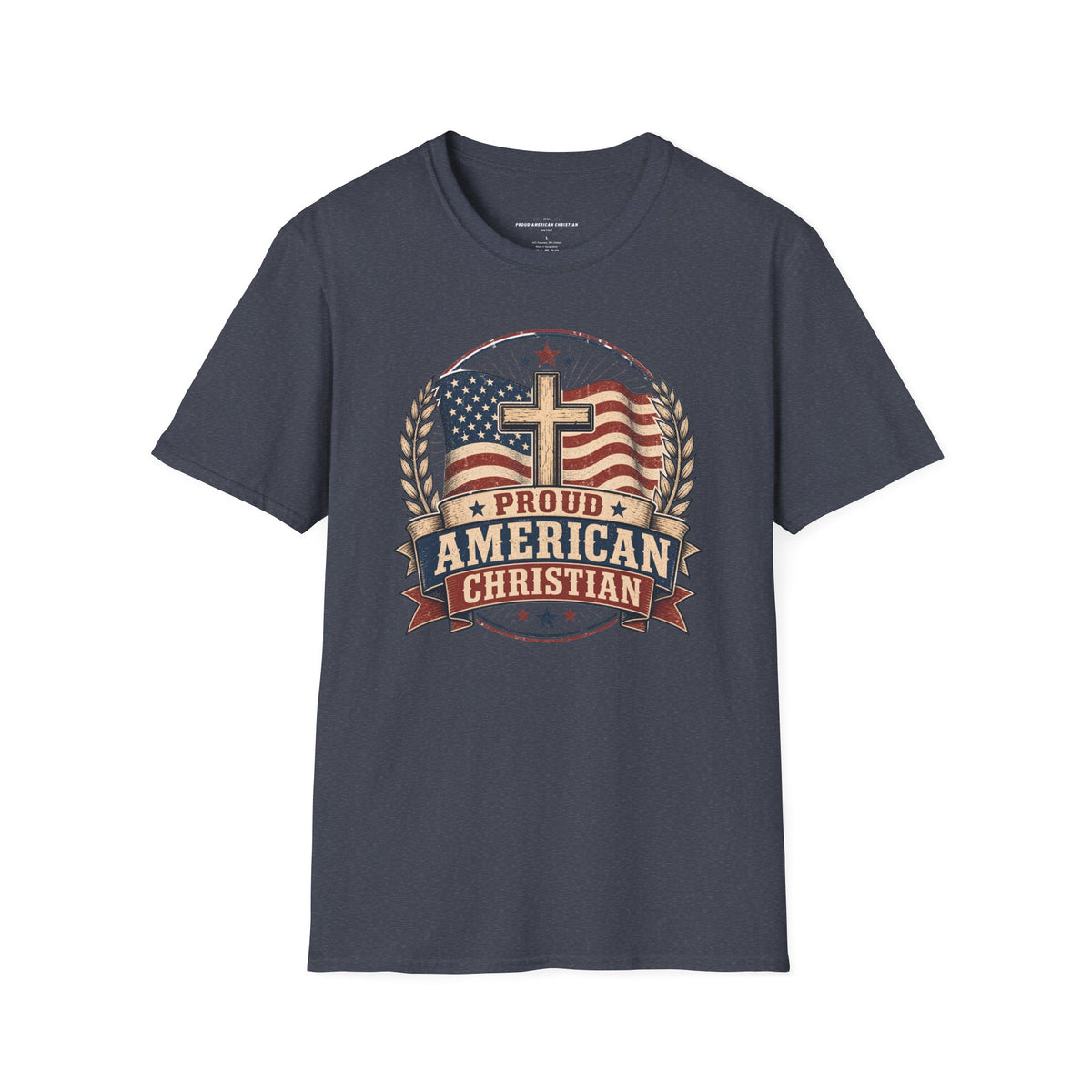Christian T-Shirt | Patriotic Design Tee (Adult)
