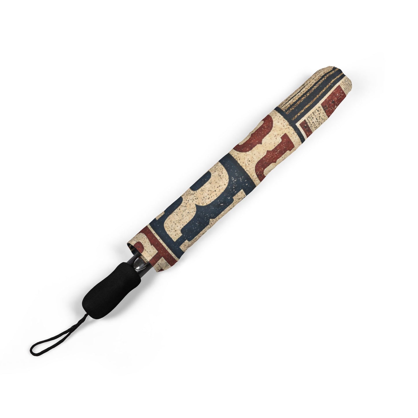 American Christian Flag Umbrella — "Proud American Christian" Semi-Automatic Foldable Umbrella