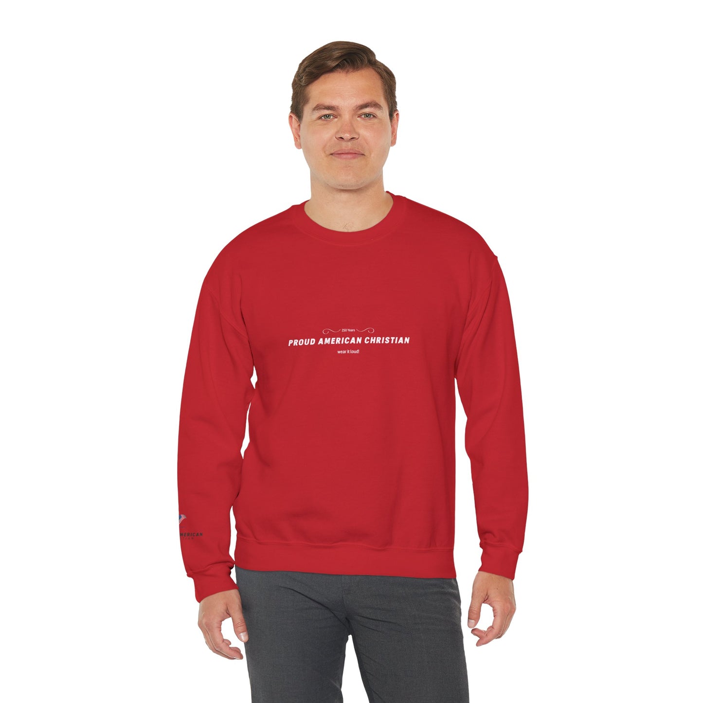 Proud American Christian Crewneck Sweatshirt