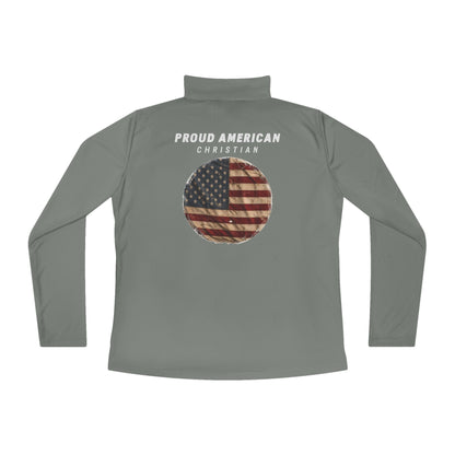 Proud American Christian Quarter-Zip Pullover
