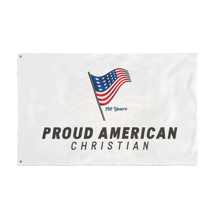 Double-Sided Flag – Proud American Christian Outdoor Banner