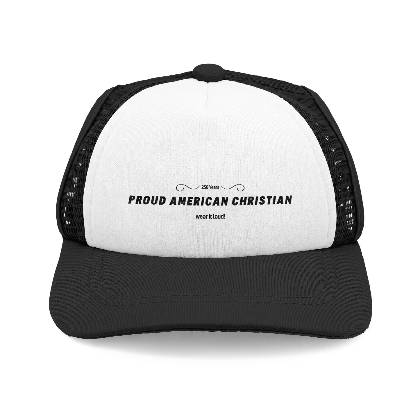 Proud American Christian Trucker Hat for Dogs