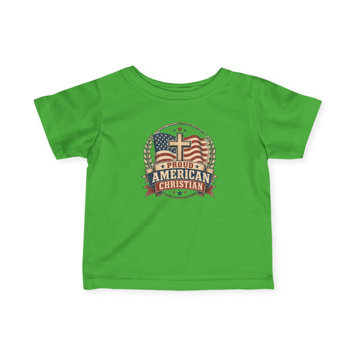 American Christian Infant T-Shirt for Boys and Girls (6-24 Months)